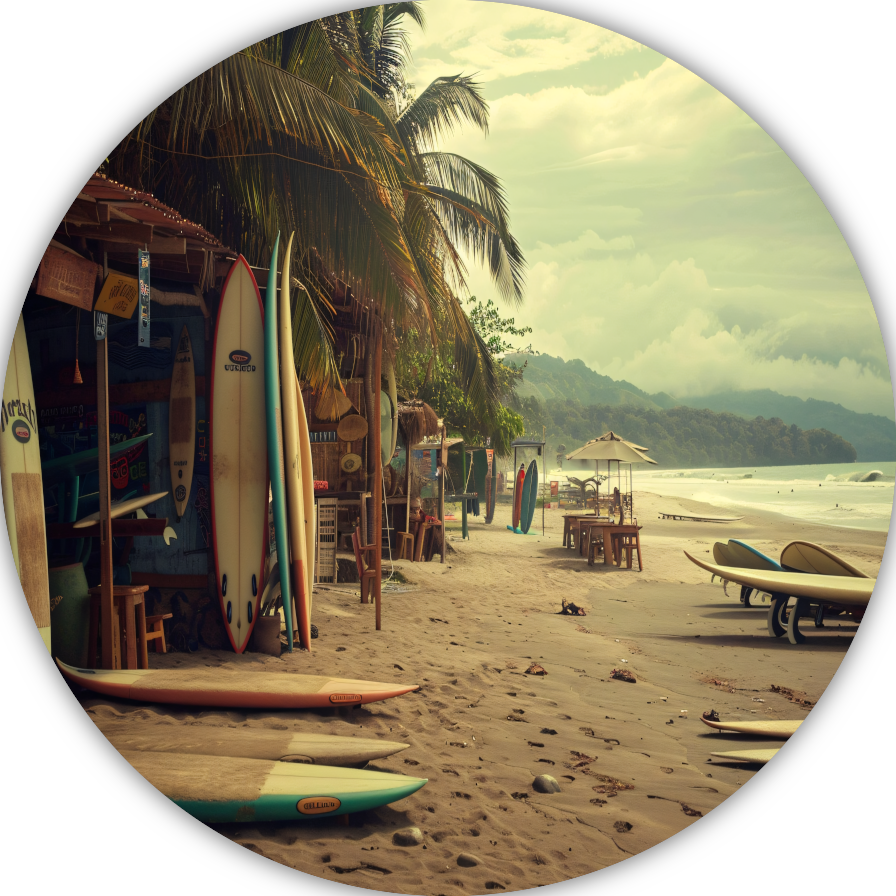 Surfshop rust aan het strand forex muurcirkel