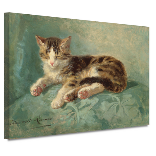 Katten dutje - Henriëtte Ronner-Knip canvas