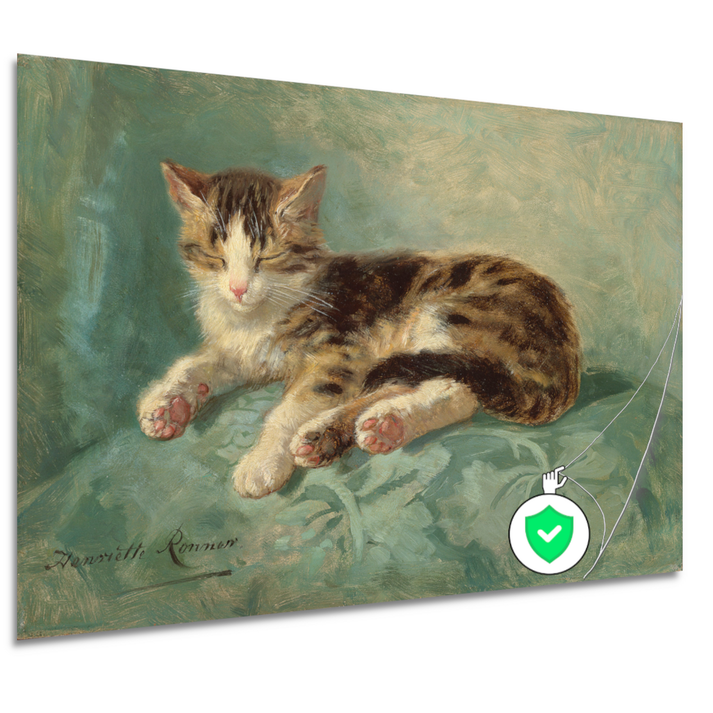 Katten dutje - Henriëtte Ronner-Knip poster