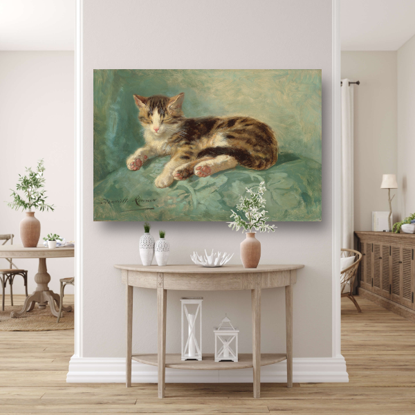 Katten dutje - Henriëtte Ronner-Knip poster