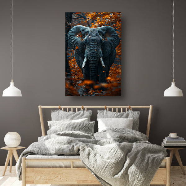 Olifant in Herfstlandschap canvas