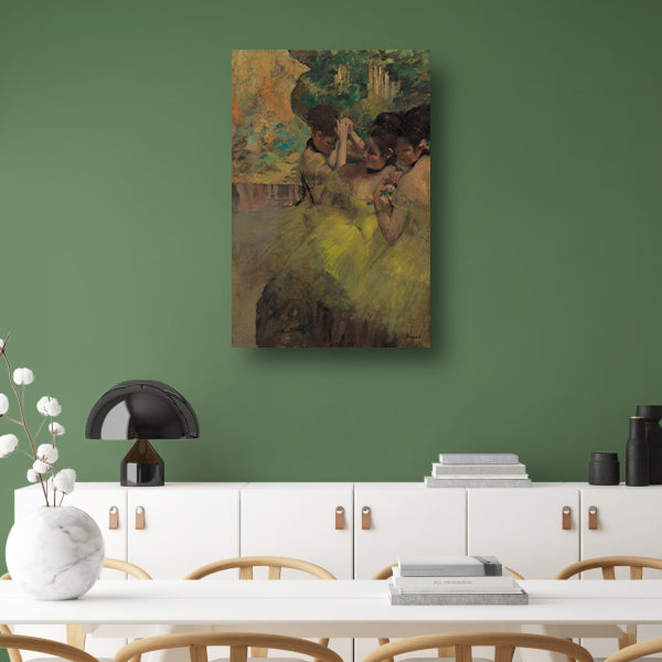 Dansers in Geel - Edgar Degas poster