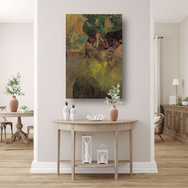 Dansers in Geel - Edgar Degas poster