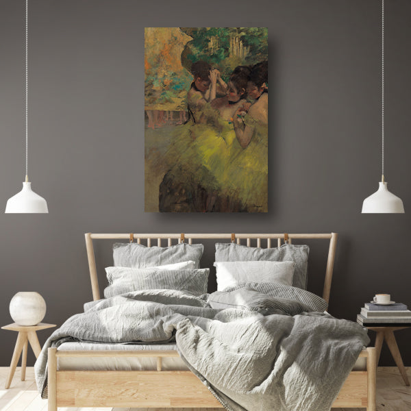 Dansers in Geel - Edgar Degas poster