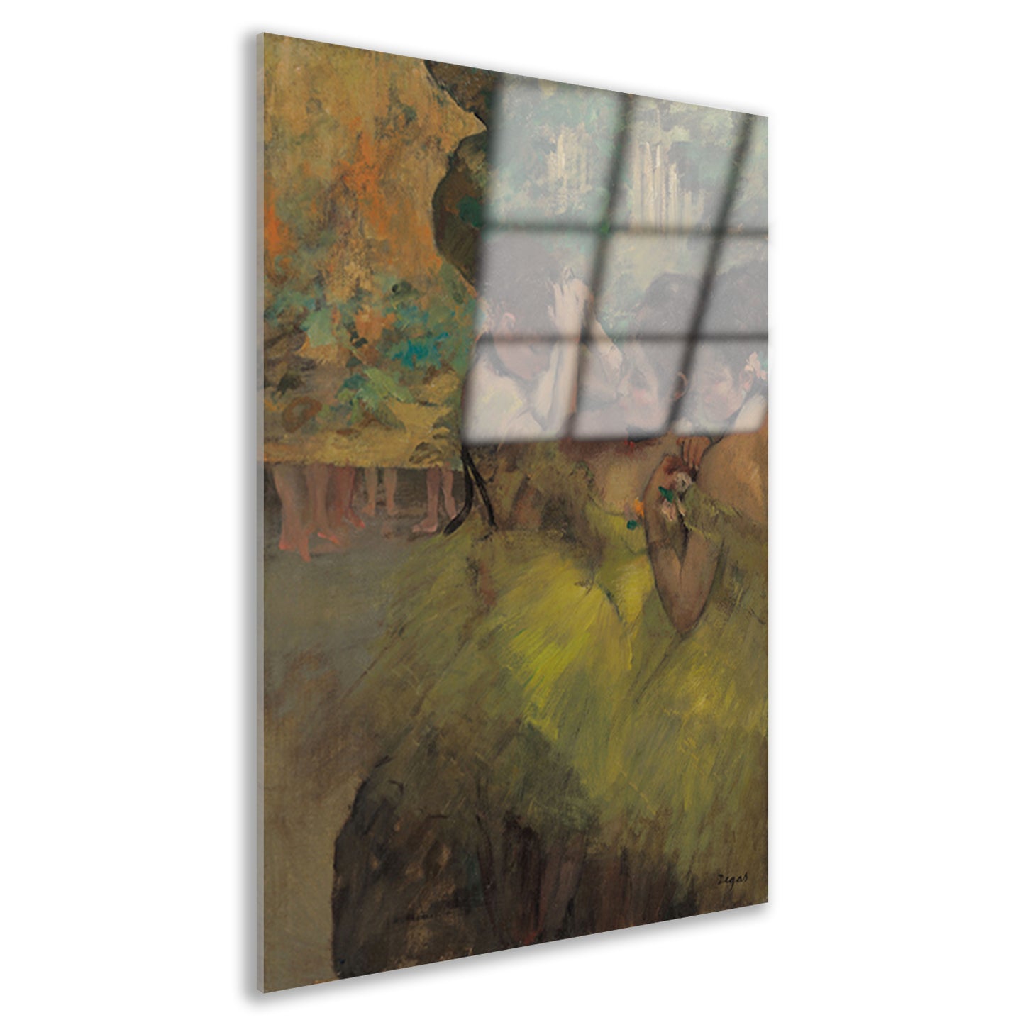 Dansers in Geel - Edgar Degas Acrylglas