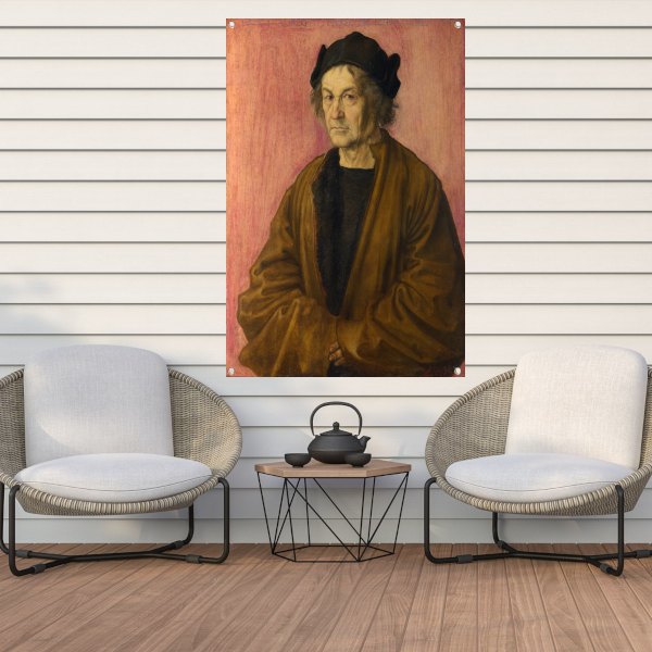 Zelfportret op 28-jarige leeftijd - Rembrandt van Rijn tuinposter