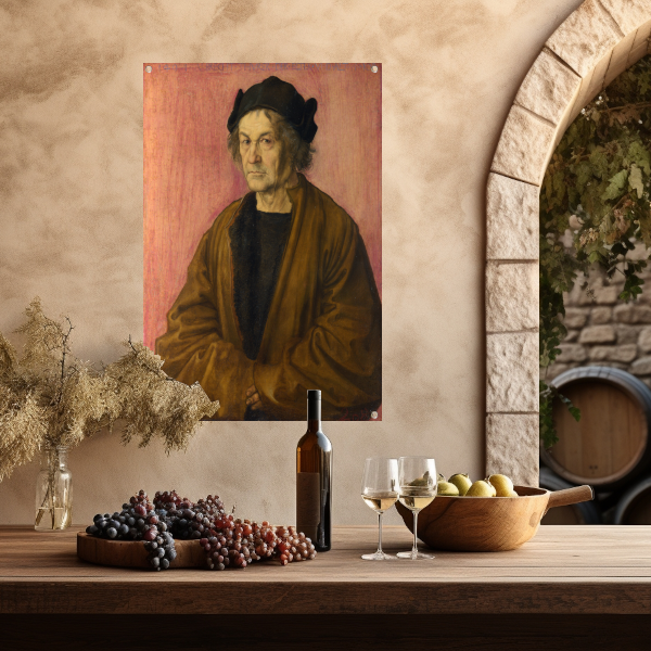 Zelfportret op 28-jarige leeftijd - Rembrandt van Rijn tuinposter