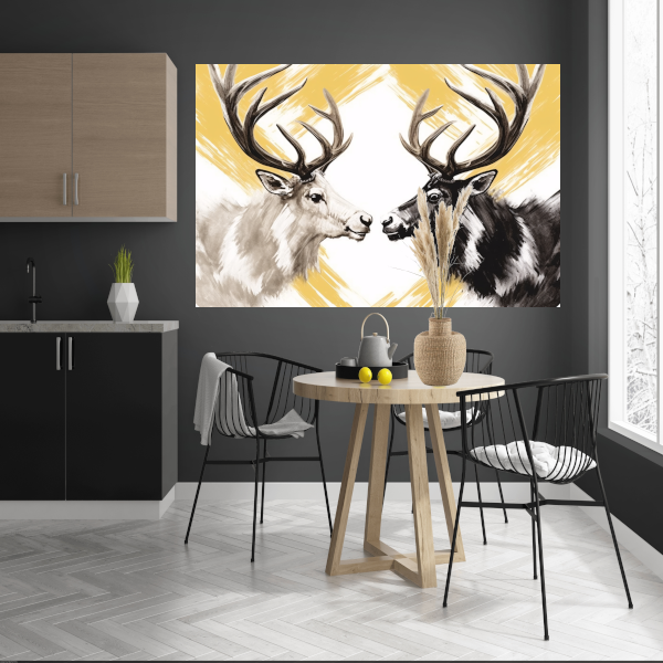 Samenhang Tussen Twee Herten poster