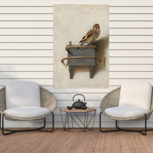 Het Puttertje - Carel Fabritius tuinposter
