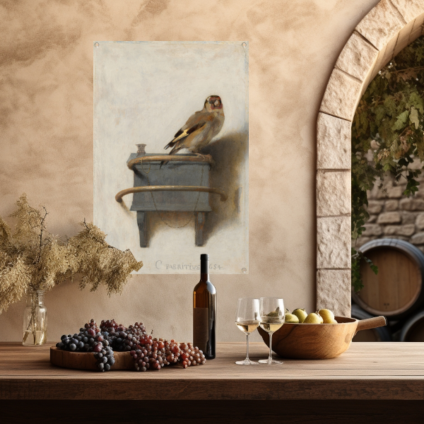 Het Puttertje - Carel Fabritius tuinposter