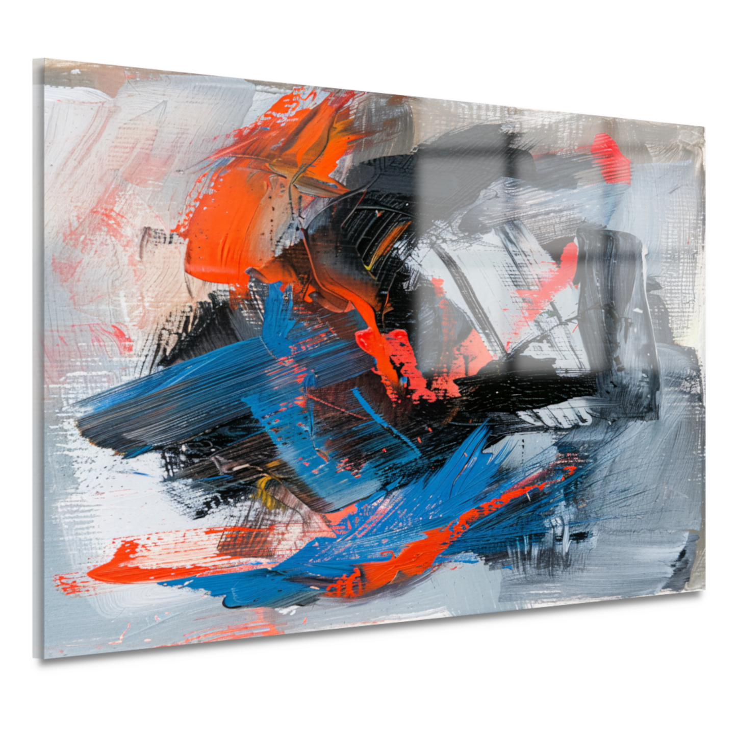 Abstracte Lijnencompositie acrylglas
