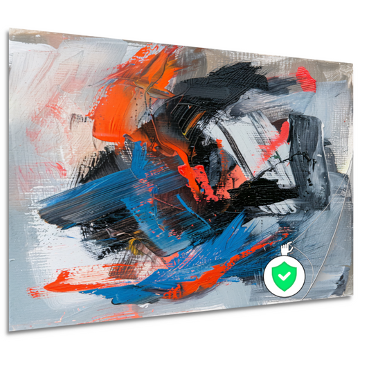 Abstracte Lijnencompositie poster