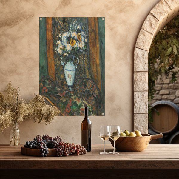 Vaas met bloemen - Paul Gauguin tuinposter