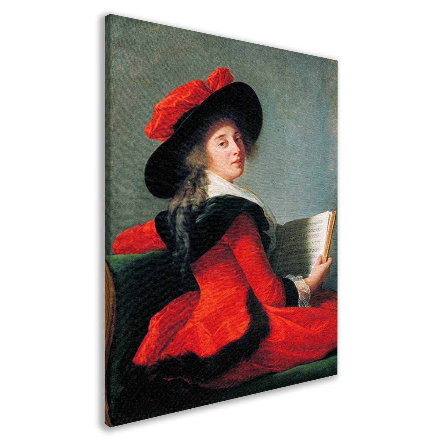 Portret van de Baronne de Crussol - Élisabeth Louise Vigée Le Brun canvas
