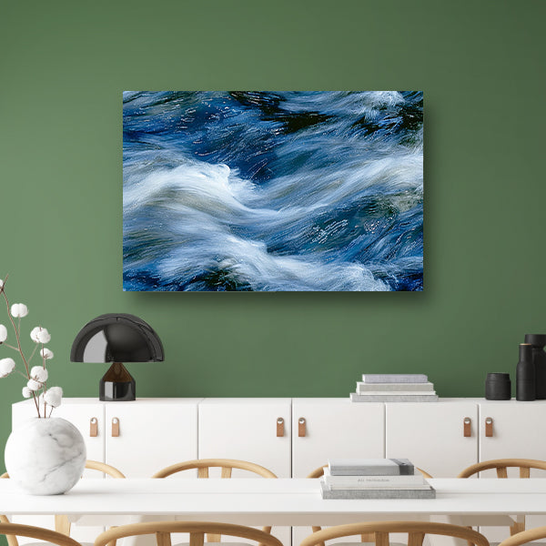 Abstracte golfbeweging van stromend water acrylglas