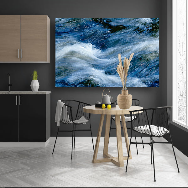 Abstracte golfbeweging van stromend water acrylglas