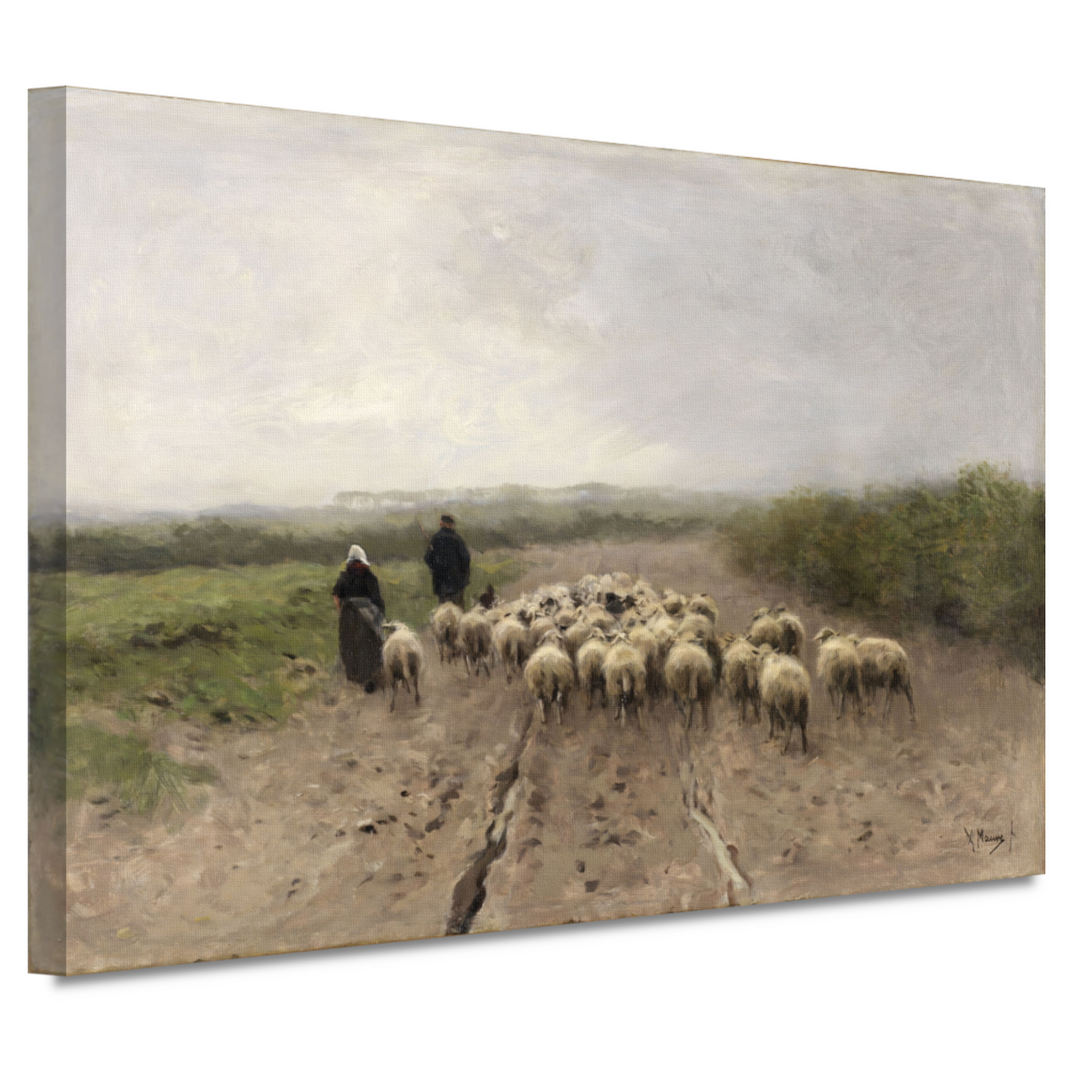 Op weg naar de weide - Anton Mauve canvas