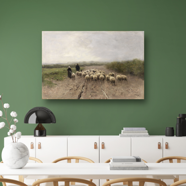 Op weg naar de weide - Anton Mauve acrylglas
