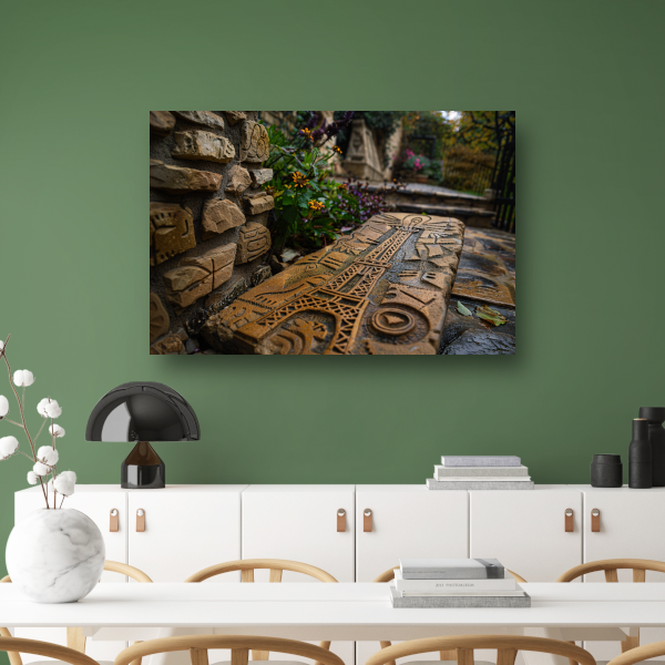 Eiffeltoren Slaapkamer Bank canvas met baklijst