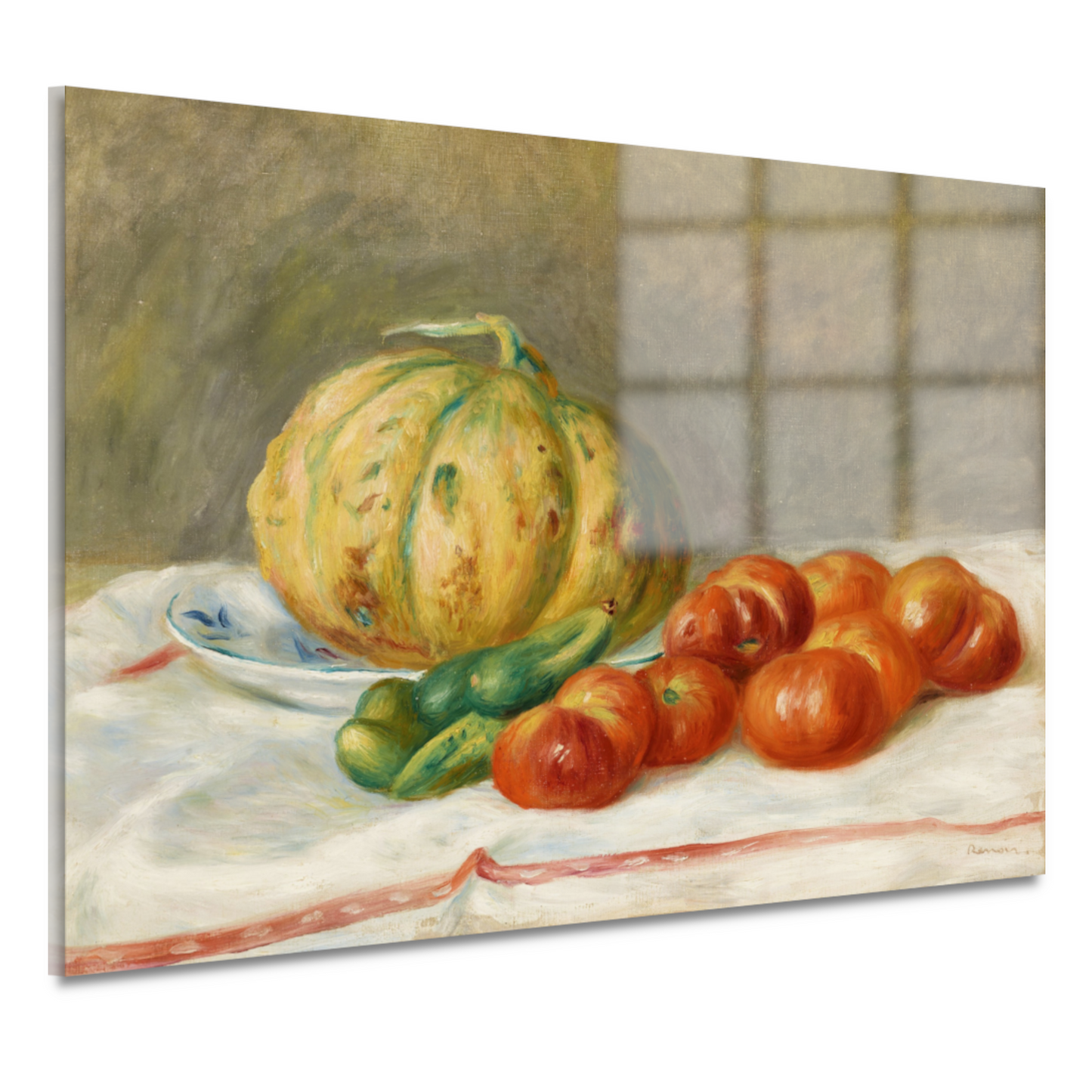 Meloen en tomaten - Pierre-Auguste Renoir acrylglas