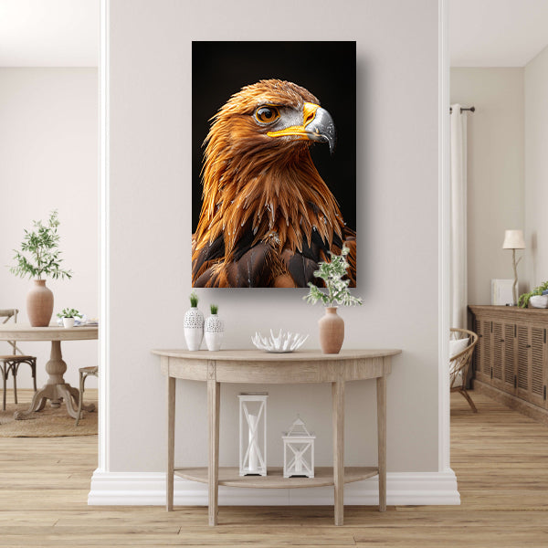 Portret van een Adelaar met Indringende Blik poster