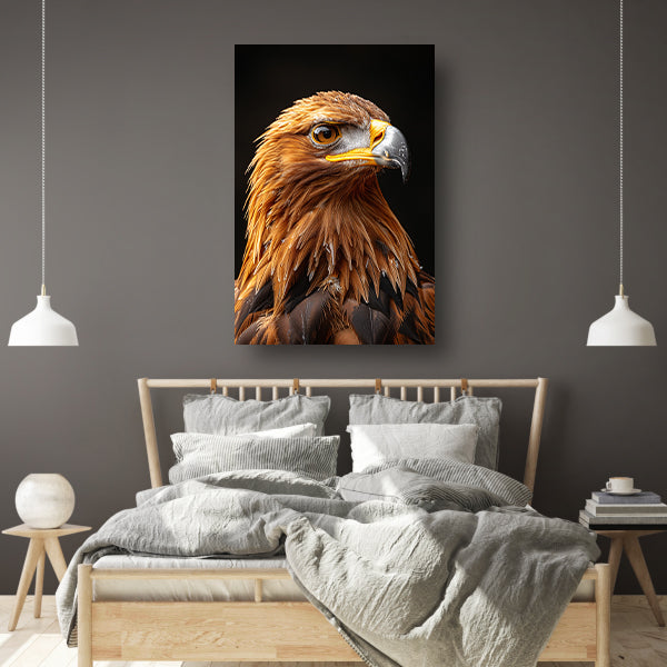 Portret van een Adelaar met Indringende Blik poster
