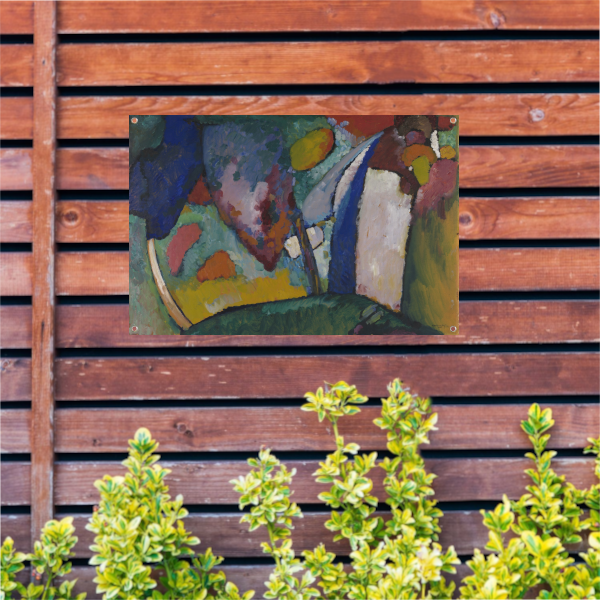 De waterval - Wassily Kandinsky tuinposter