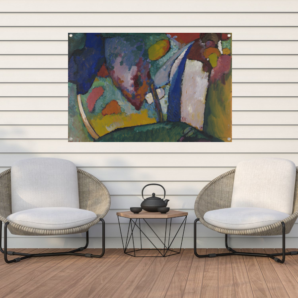 De waterval - Wassily Kandinsky tuinposter