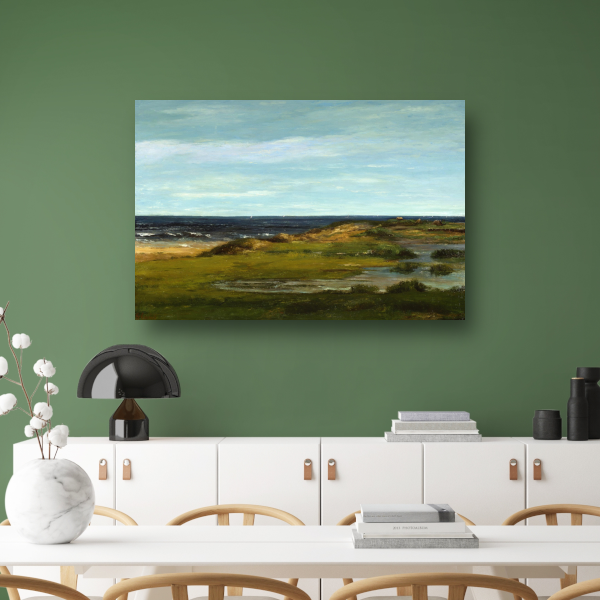 Zeegezicht - Gustave Courbet acrylglas