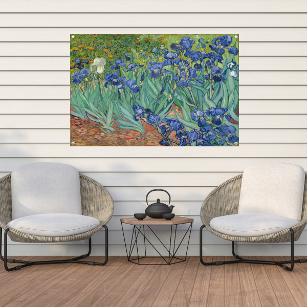 Irissen - Vincent van Gogh tuinposter