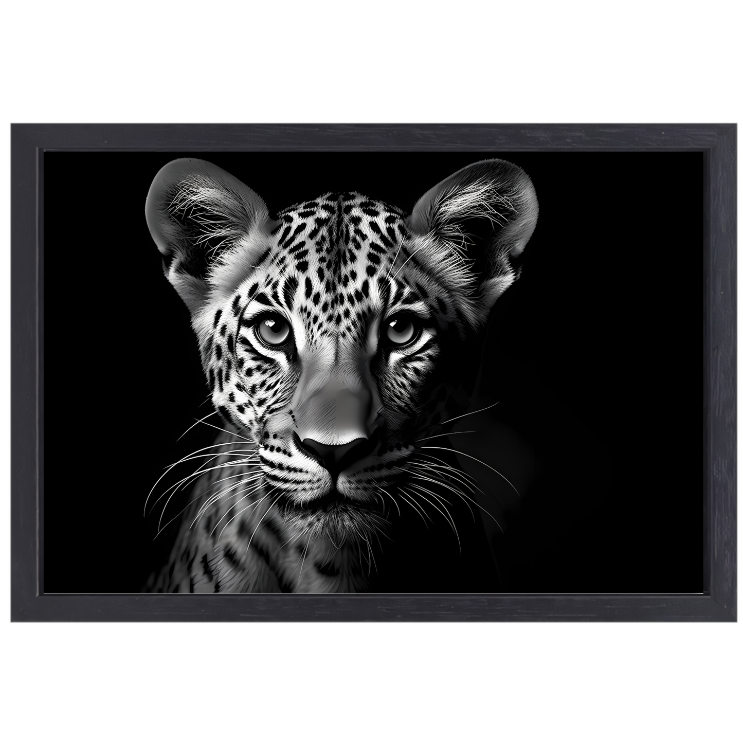 Luiaard in tegenlicht canvas met baklijst