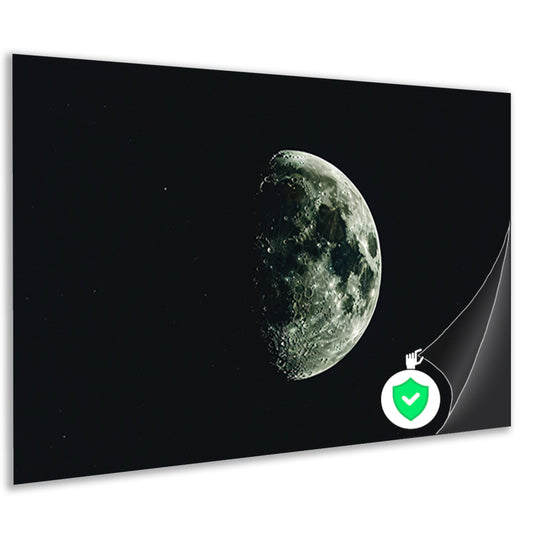 Halve maan in sterrennacht   poster