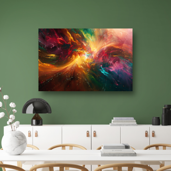 Sterrenstelsel in Explosie canvas