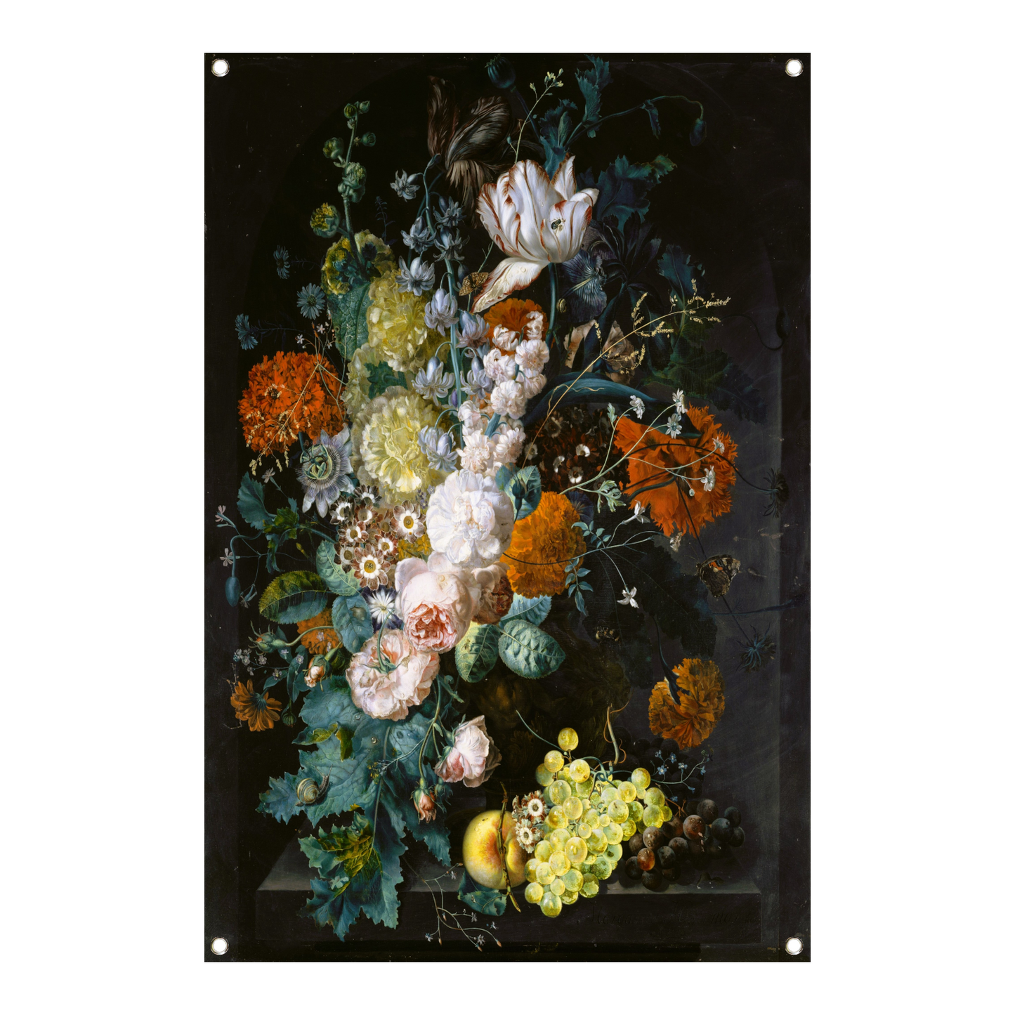 Vaas met bloemen - Margaretha Haverman tuinposter
