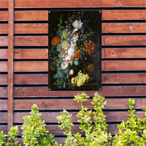 Vaas met bloemen - Margaretha Haverman tuinposter