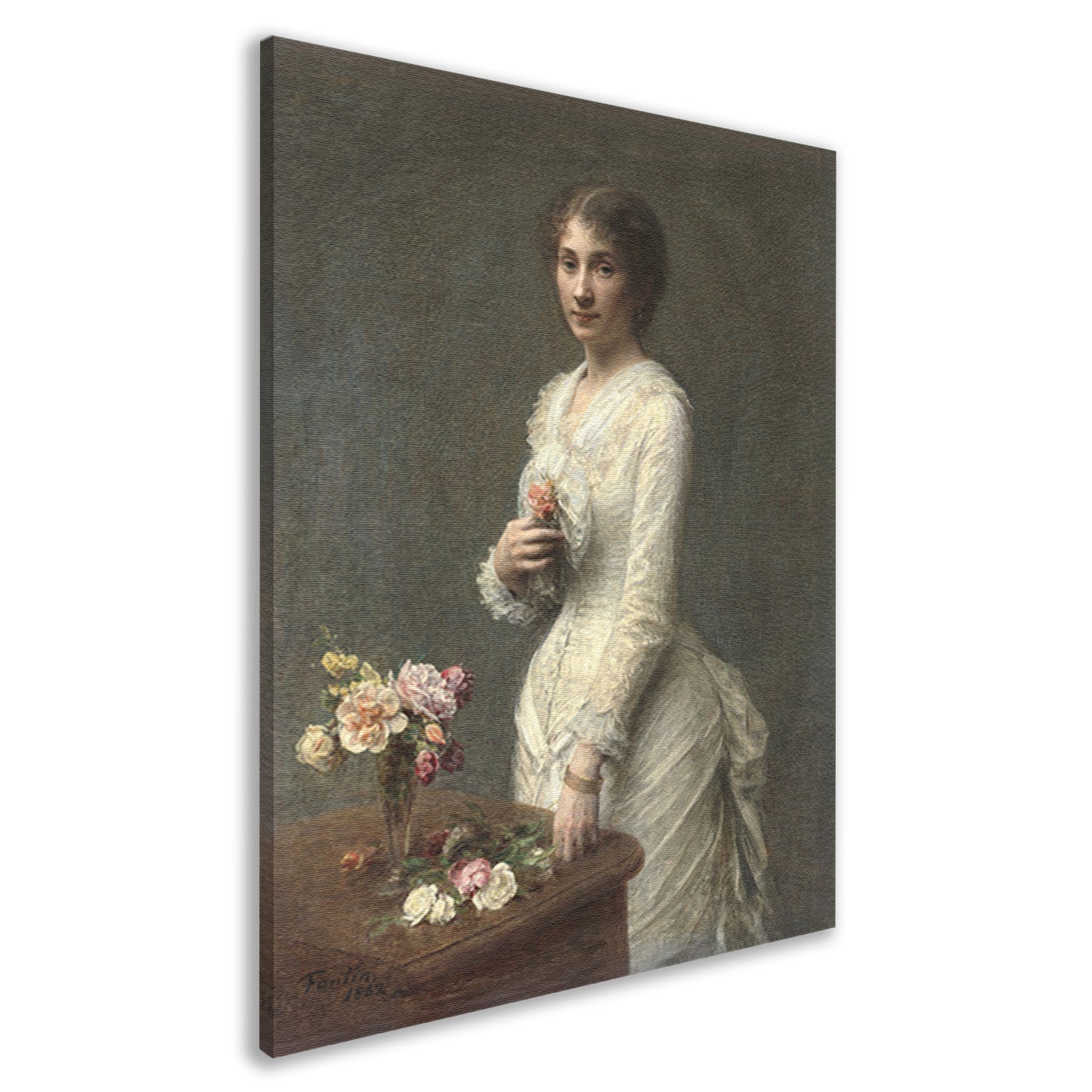 Madame Lerolle - Henri Fantin-Latour canvas