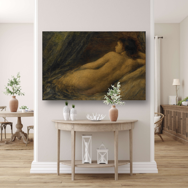 Liggende naakte vrouw - Henri Fantin-Latour poster