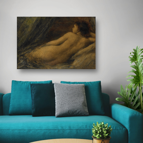 Liggende naakte vrouw - Henri Fantin-Latour poster