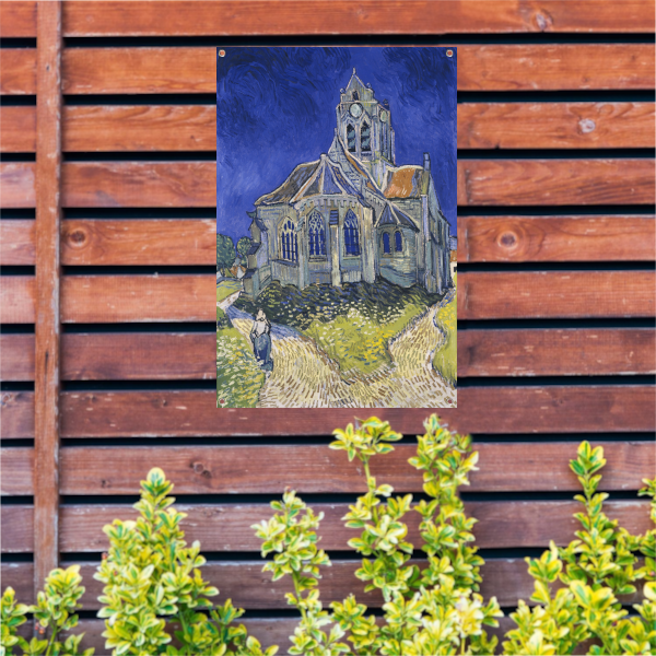 De kerk van Auvers - Vincent van Gogh tuinposter