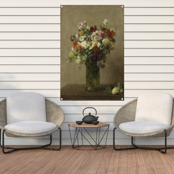 Stilleven met bloemen - Henri Fantin-Latour tuinposter