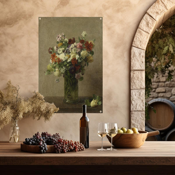 Stilleven met bloemen - Henri Fantin-Latour tuinposter