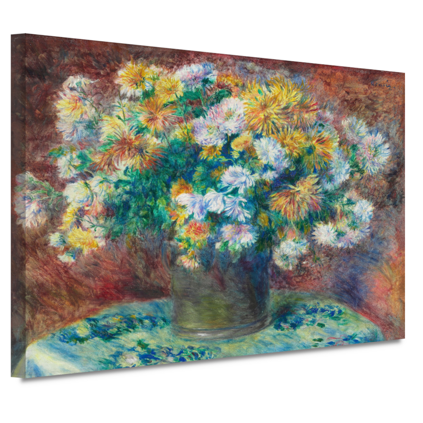 Chrysanten - Pierre-Auguste Renoir canvas