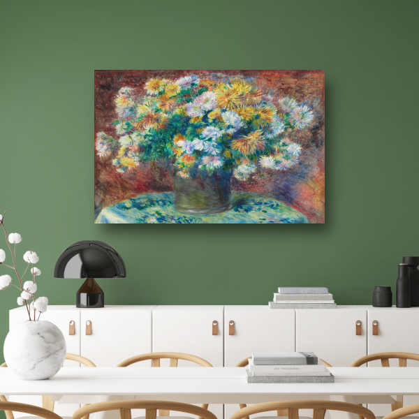 Chrysanten - Pierre-Auguste Renoir poster