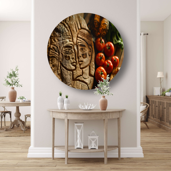 Rode Tomaten Stilleven forex muurcirkel