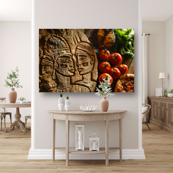 Rode Tomaten Stilleven canvas
