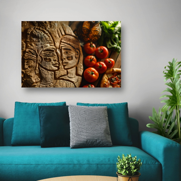 Rode Tomaten Stilleven canvas