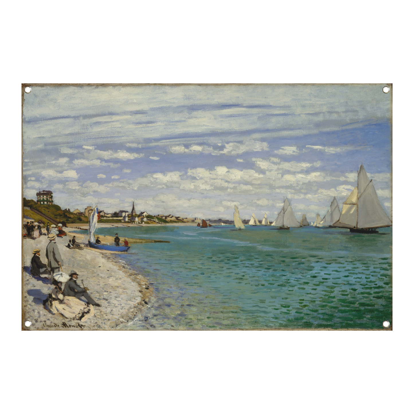 Regatta in Sainte-Adresse - Claude Monet tuinposter