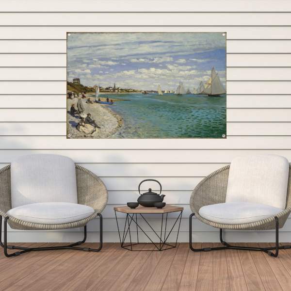 Regatta in Sainte-Adresse - Claude Monet tuinposter
