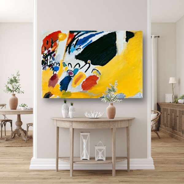 Impressie III (Concert) - Wassily Kandinsky canvas met baklijst