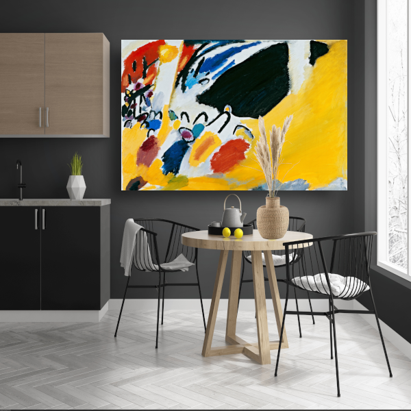 Impressie III (Concert) - Wassily Kandinsky canvas met baklijst